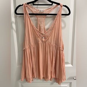Free People Layered Lace Tank